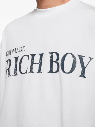 Godmade Cotton T-shirt In White