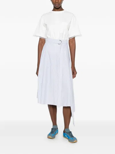 Marc Ellis Patch-pocket T-shirt In White