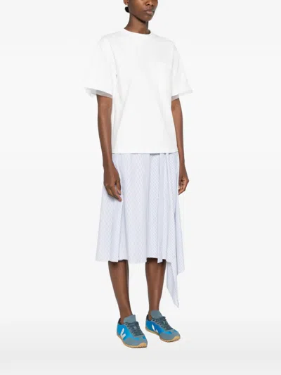 Marc Ellis Patch-pocket T-shirt In White