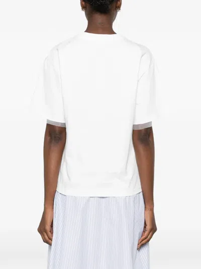 Marc Ellis Patch-pocket T-shirt In White