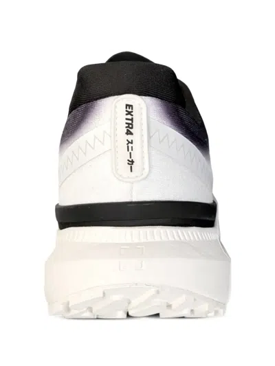 Extr4 Graphic-pattern Jacquard-fabric Sneakers In White