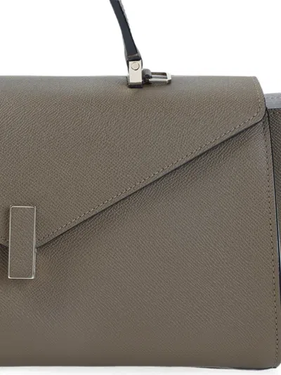 Valextra Medium Iside Editor Top Handle Bag In Green