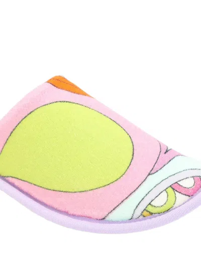 Pucci Abstract-print Slippers In Multi