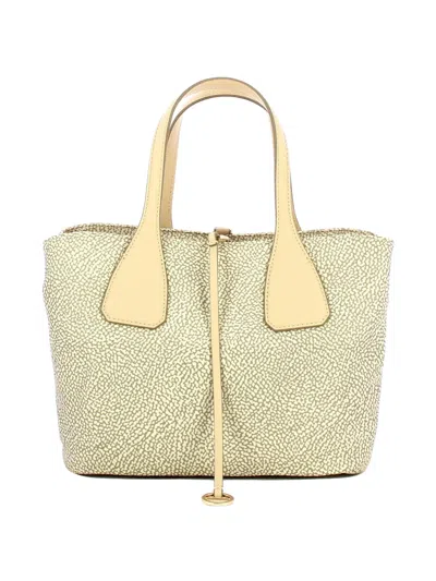 Borbonese Patterned Tote Bag In Red
