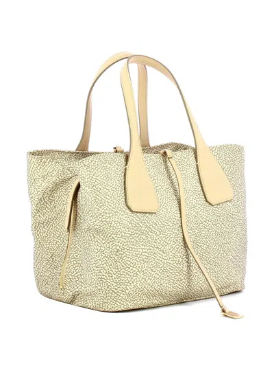 Borbonese Patterned Tote Bag In Red