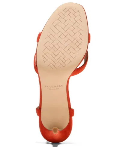 Cole Haan Constantina Ankle Strap Sandal In Orange