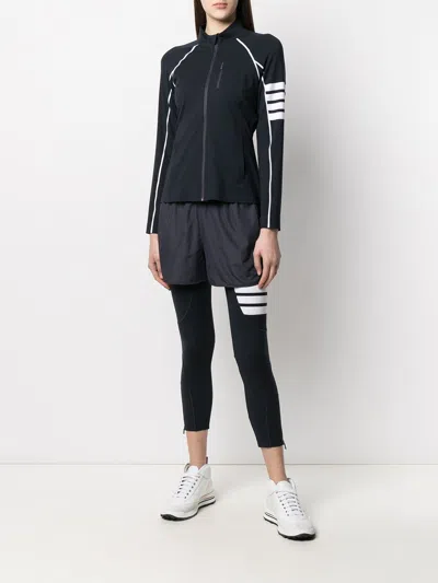 Thom Browne Compression Zip-up 4-bar Jacket In Multi