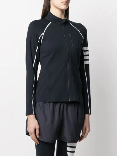 Thom Browne Compression Zip-up 4-bar Jacket In Multi