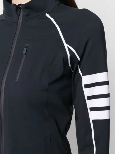 Thom Browne Compression Zip-up 4-bar Jacket In Multi