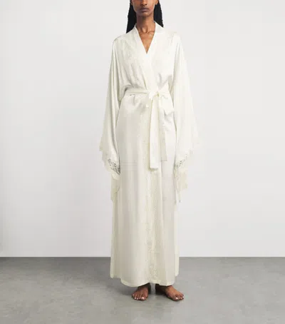 Bocan Lace-tim Sera Robe In Multi
