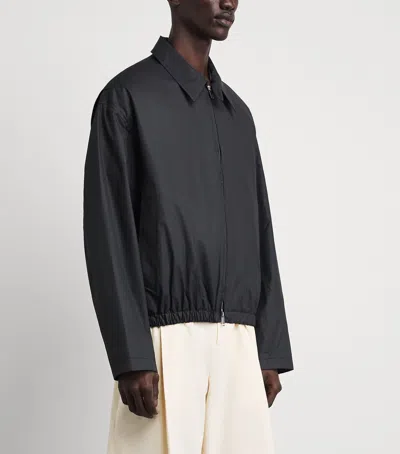 Studio Nicholson Lyons Bomber Jacket In Black