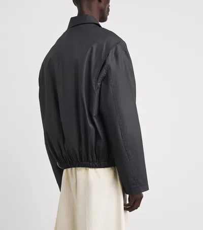Studio Nicholson Lyons Bomber Jacket In Black