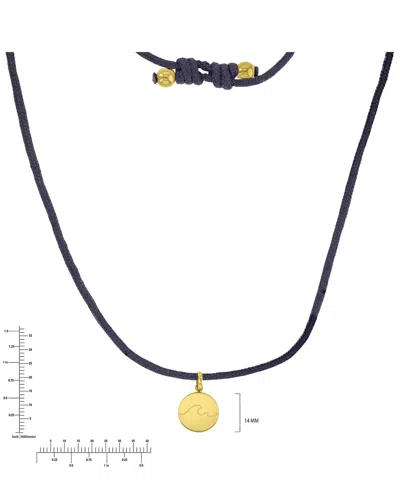 Roxy Waterproof Yellow Wave Beads Adjustable Necklace In Transparent