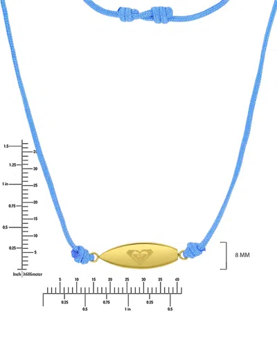 Roxy Waterproof Yellow Adjustable Necklace In Pattern
