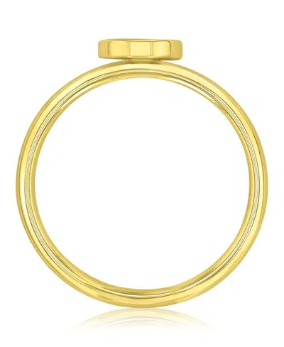 Roxy Waterproof Yellow Triangular Heart Ring In Neutral