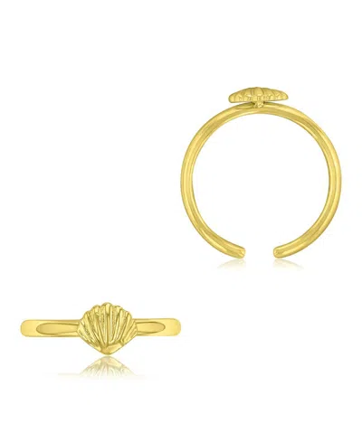 Roxy Waterproof Yellow Seashell Toe Ring In Pattern