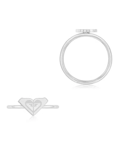 Roxy Waterproof Yellow Triangular Heart Ring In Pattern