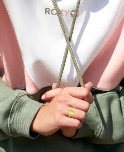 Roxy Waterproof Yellow Pineapple Ring In Orange