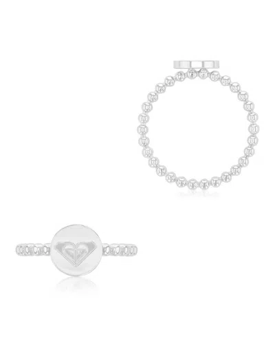 Roxy Waterproof Yellow Triangular Heart Beads Ring In Neutral