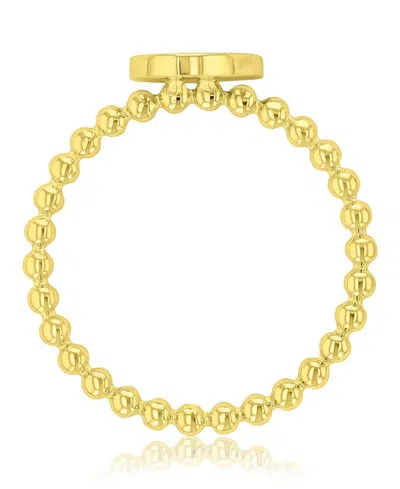 Roxy Waterproof Yellow Leaves Beads Ring In Pattern