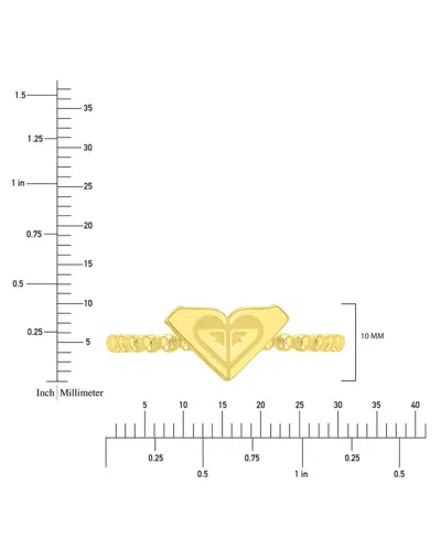 Roxy Waterproof Yellow Triangular Heart Beads Ring In Gray