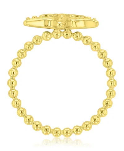 Roxy Waterproof Yellow Star Fish Beads Ring In Pattern