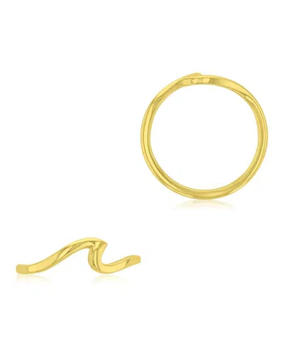 Roxy Waterproof Yellow Wave Ring In Gold