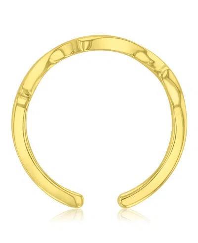 Roxy Waterproof Yellow Trio Waves Ring In Neutral