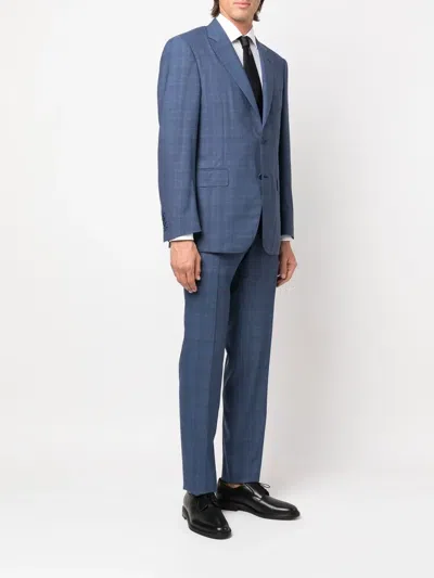 Canali Single-breasted Suit In Blue