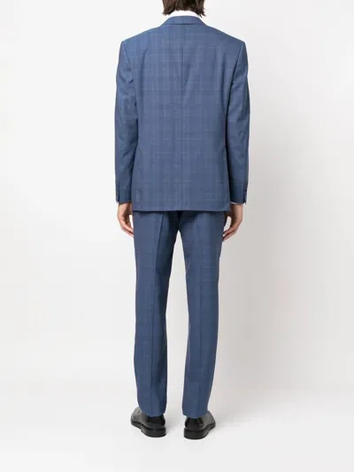 Canali Single-breasted Suit In Blue