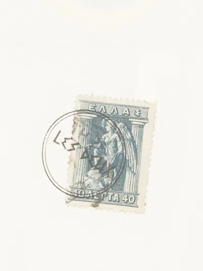 Les Deux Stamp-print T-shirt In White