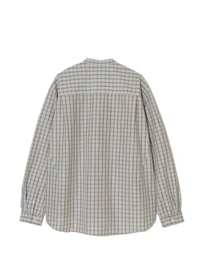 Undercover Check-pattern Shirt In Blue