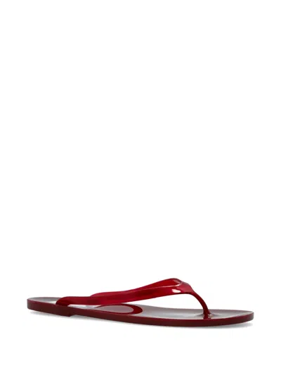Christopher Esber Jo Glossy Flip-flops In Red
