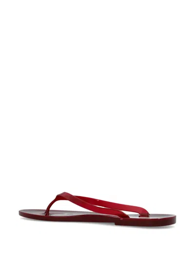 Christopher Esber Jo Glossy Flip-flops In Red