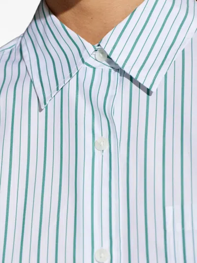 Rag & Bone Striped-pattern Shirt In Blue
