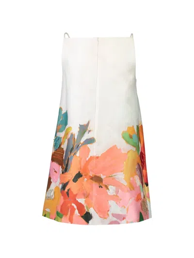 Acler Java Bead-embellished Mini Dress In White