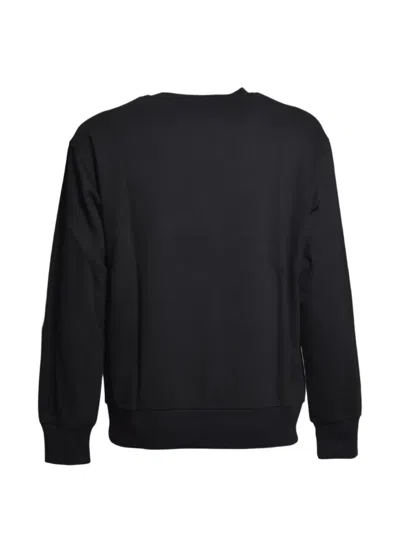 Evisu Seagull-patch Sweater In Black