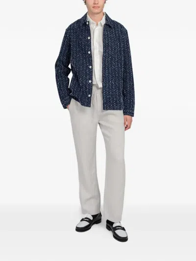 Samsoe & Samsoe Samsoe Samsoe Sacastor X Denim Overshirt In Blue