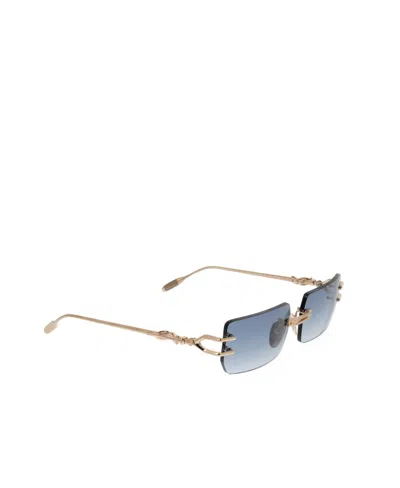 Chrome Hearts Rectangular Sunglasses In Green