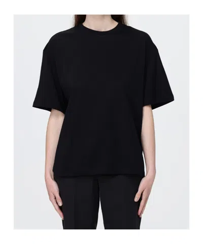 Dondup Logo Oversized T-shirt In Black
