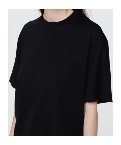 Dondup Logo Oversized T-shirt In Black