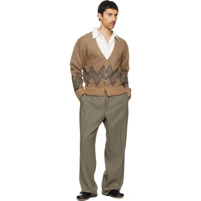 Second / Layer Second Layer Tio Wool Wide Leg Pants In Green