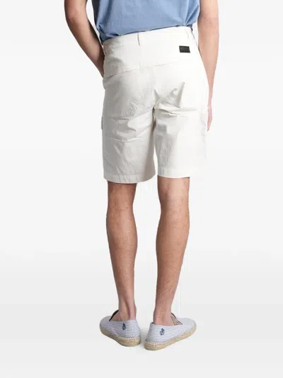 Mc2 Saint Barth Wake Cargo Shorts In White