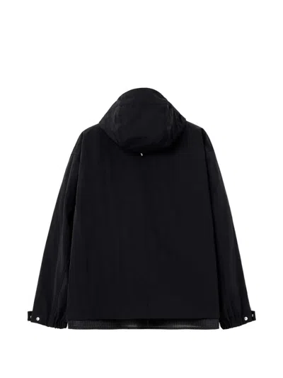 Solid Homme Zip-up Hooded Jacket In Black