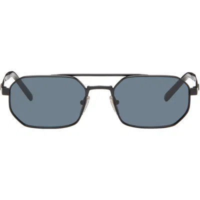 Prada Black Pr D53s Sunglasses In Pattern