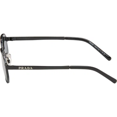 Prada Black Pr D53s Sunglasses In Pattern