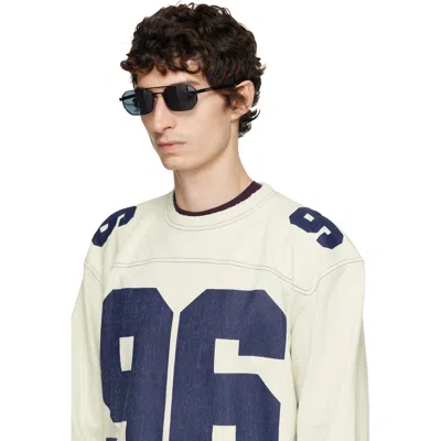 Prada Black Pr D53s Sunglasses In Pattern