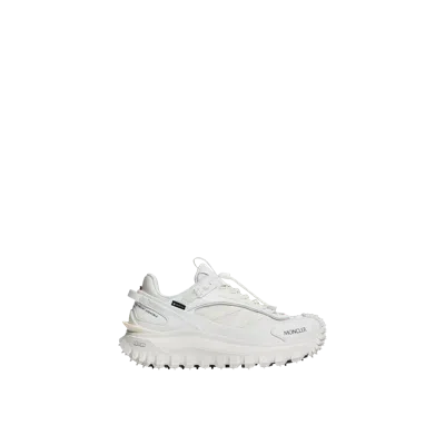 Moncler Waterproof Trailgrip Gtx Sneakers With Carbon Fiber In White