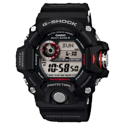 Casio Men's Rangeman Black Dial Watch In Black