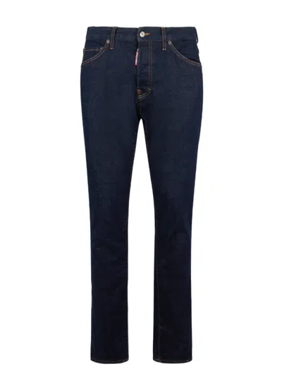 Dsquared2 Pants 5 Pockets In Blue